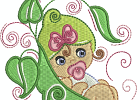 Sweet pea Girl 009 5 Inch